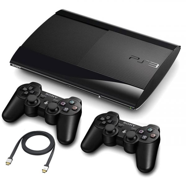 Combo - PS3 Slim - 2 Controles com Cabo HDMI 250GB